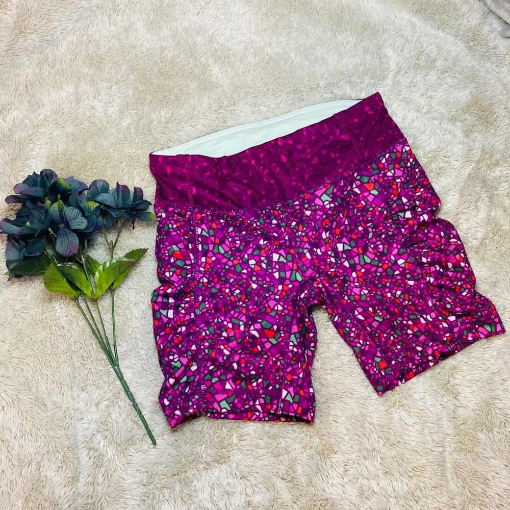 Lululemon Mosaic Bike Shorts